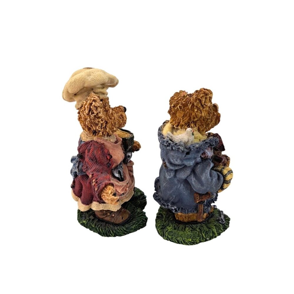 Vintage Boyds Bears Ark Series Noah Mrs. Noah Figurine Resin 2426 2427 Set of 2 - Picture 6 of 10